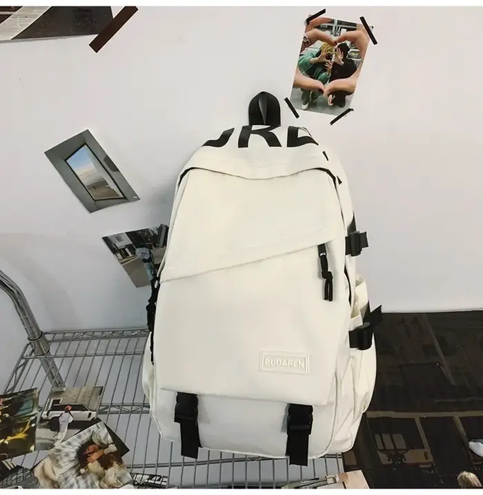 INS sac à dos pour hommes Simple polyvalent grande capacité sac à dos de voyage décontracté pour femmes collège Double sacs à bandoulière en vente