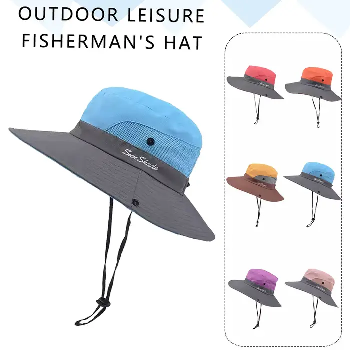 Chapeau de randonnée à large bord pour hommes