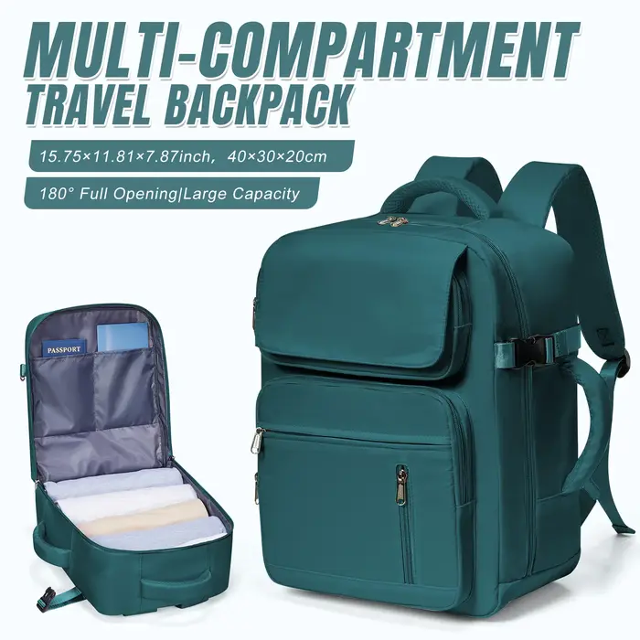 Sac à dos de voyage 40x30x20, sac à dos de cabine pour Ryanair, bagage à main, sac de voyage pour fe