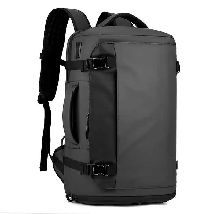 Sac à dos de voyage extérieur Simple sac à dos respirant réduction de la charge épaule dos grande capacité USB indépendant