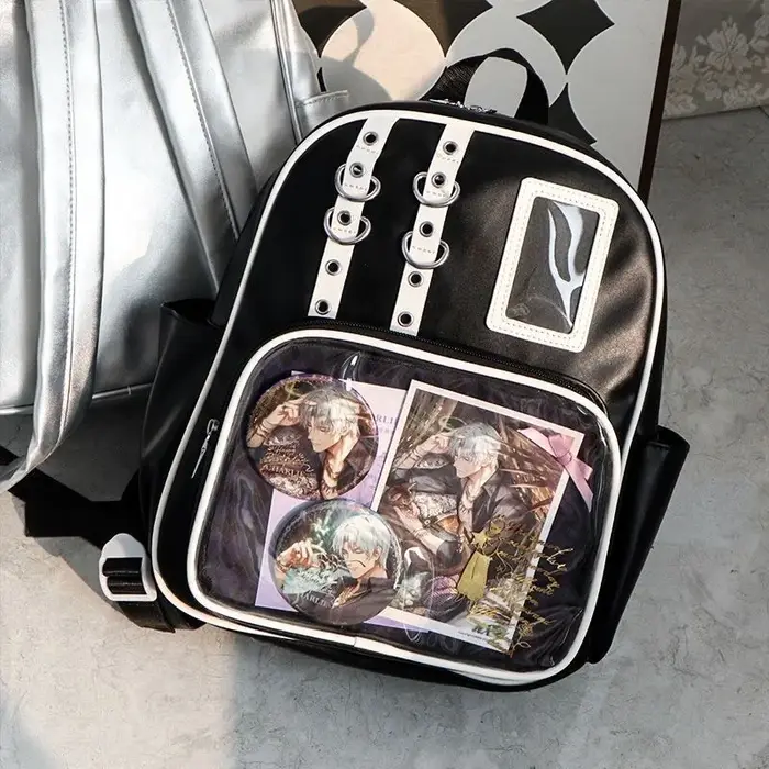 Mini sac à dos Y2K mignon pour femme, sac Ita Kawaii, sac à dos transparent pour fille, sac à dos DIY, sac à dos Lolita, style preppy, sacs d'école