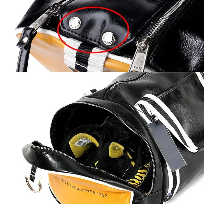 Sac de Sport en cuir imperméable pour femmes et hommes