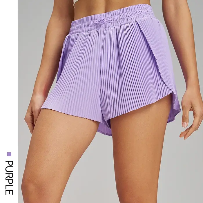 Short de Sport extensible pour activités de plein air, pour l'entraînement d'été, short plissé de Sp