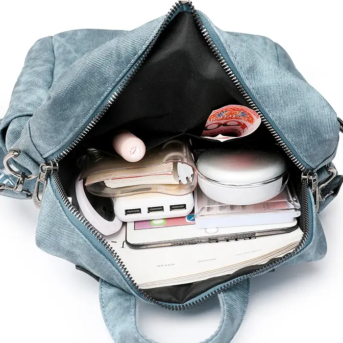 Sacs à dos en cuir solide pour femmes