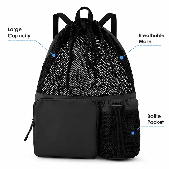 Sac à dos en maille respirante pour la plage