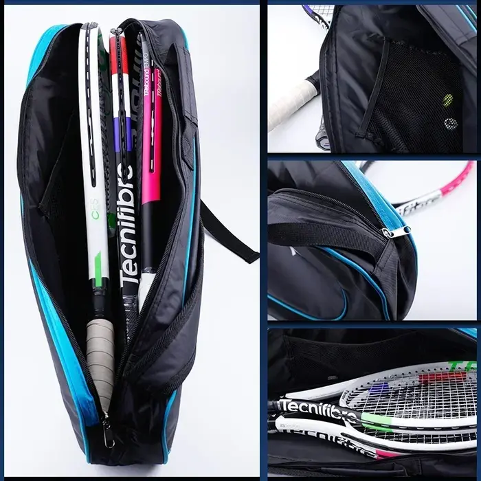 Sac De raquette De Tennis tête 3 Pack formation Sport compétition sac à main à bandoulière courge Badminton Raquete De Padel sac