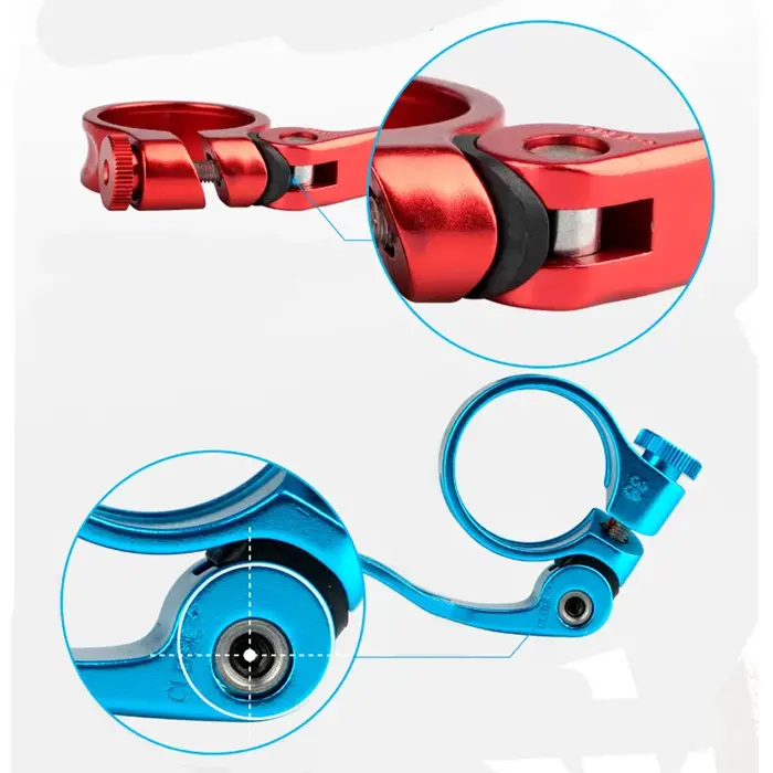 Collier de serrage pour tige de dégager de vélo en alliage d'aluminium, pince pour tube de siège de