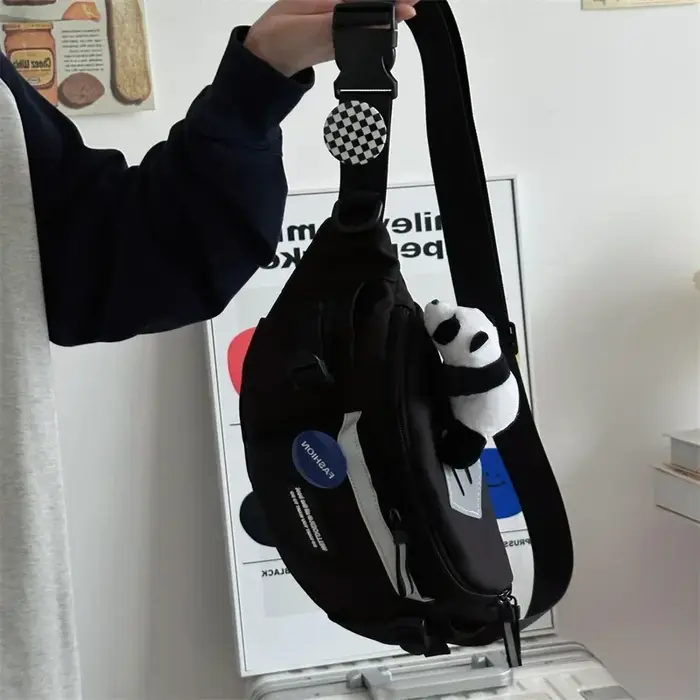 Sac de poitrine coréen Y2K pour étudiants