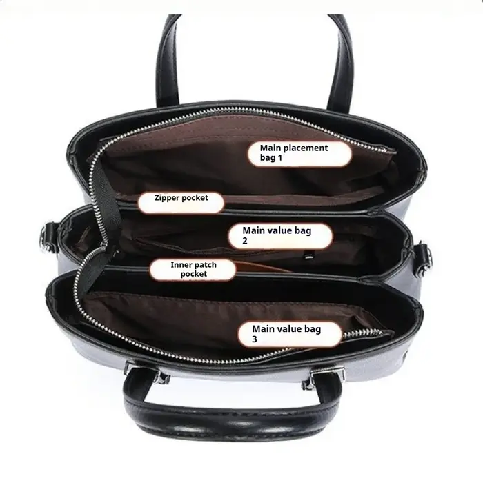 Sac fourre-tout pour femme avec grande capacité, organisé et durable, sac minimaliste pour le travail quotidien et les trajets