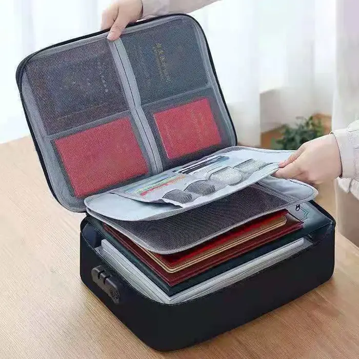 Organisateur de documents porte-documents 3 couches