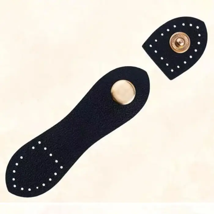 Fermoir à loquet en cuir pour sac à main bricolage