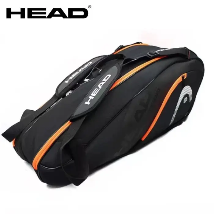 Sac de raquettes de Tennis HEAD grande capacité 6 PK sac de sport à coque rigide 9 raquettes de Badm