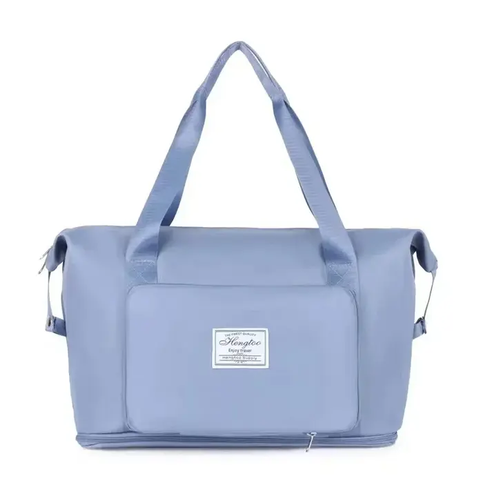 Sac de voyage pliable de taille moyenne, grande capacité, portable, pour femme, pour les courts traj