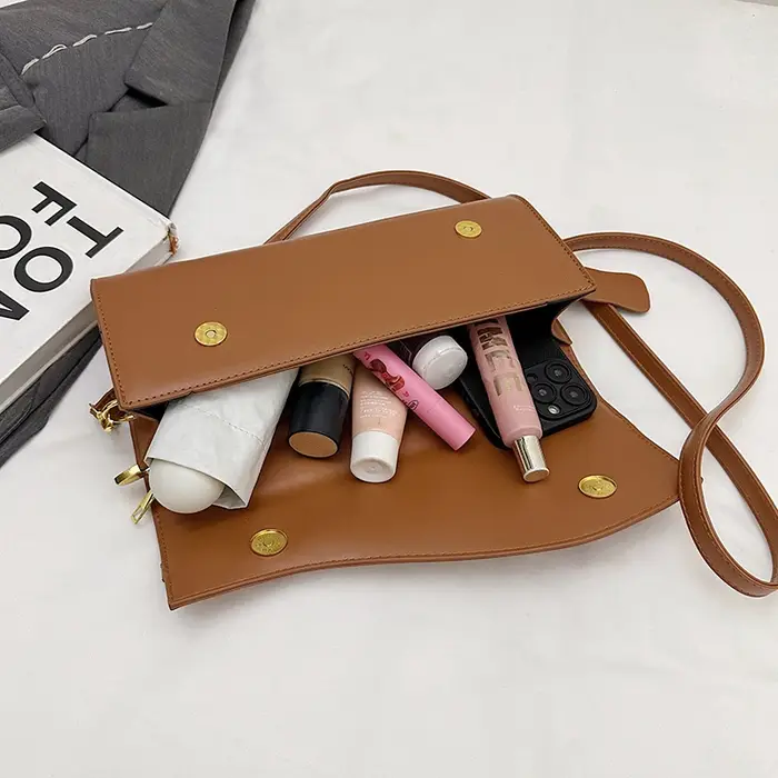 Grand cartable femmes sac à bandoulière 8 couleurs couleur unie Pu cuir sac de messager