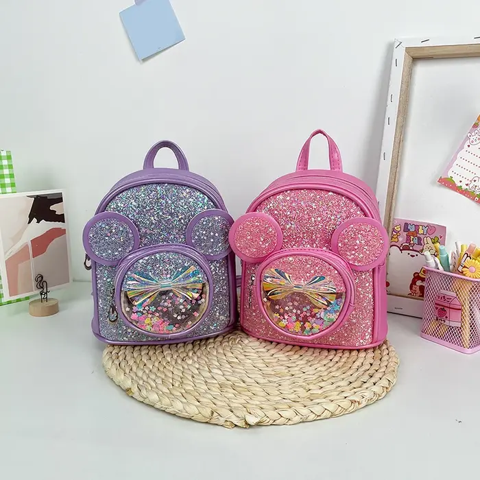 Nouveau sac pour enfants mignon mode paillettes sacs à dos de maternelle pour bébé filles dessin animé cartable