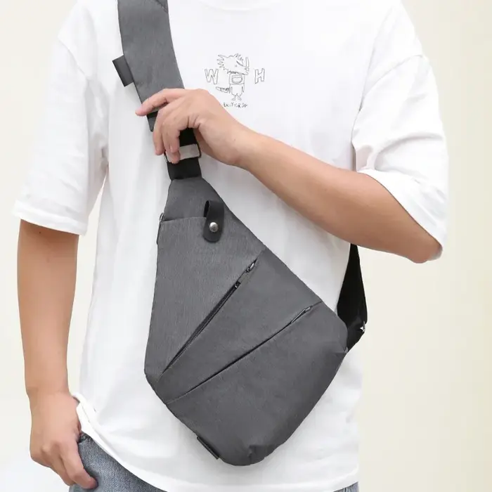 Marque hommes voyage affaires Fino sac Anti-effraction sac à bandoulière étui Anti-vol sangle de sécurité stockage numérique sacs de poitrine rюкзак