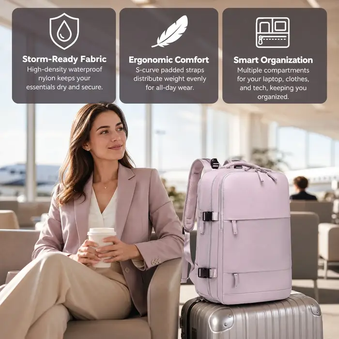 Sac à dos de voyage décontracté pour femme