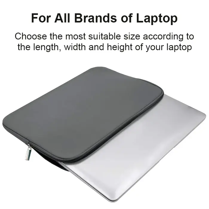 Sac pour ordinateur portable, housse de transport légère pour ordinateur 13/14/15/15,6 pouces pour Macbook, ordinateur portable, pour le bureau, l'école et les trajets quotidiens.