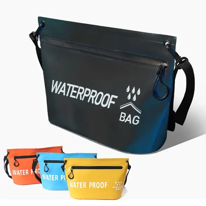 Sac étanche 5L pour voyage, sac de transport, sac de lavage, natation, rafting, kayak, randonnée en rivière, flottaison, navigation, sacs aquatiques