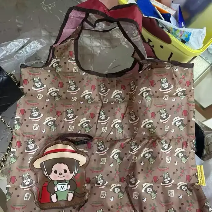 Sac de courses pliable Monchhichi