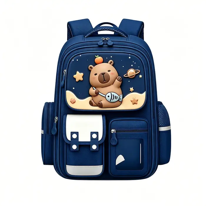 Sacs d'école pour enfants Capybara, pour garçons et filles, cartable de dessin animé pour les élèves