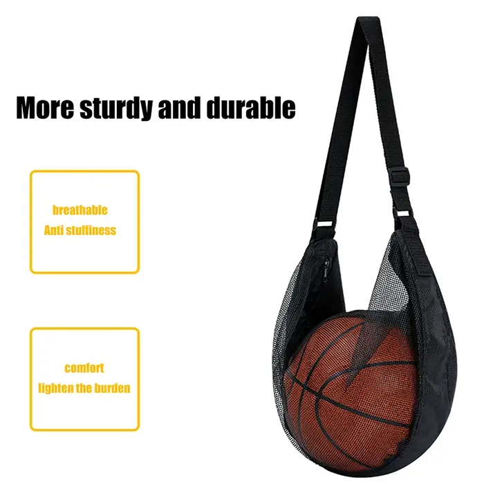 Sac de transport pour ballon unique avec poche zippée