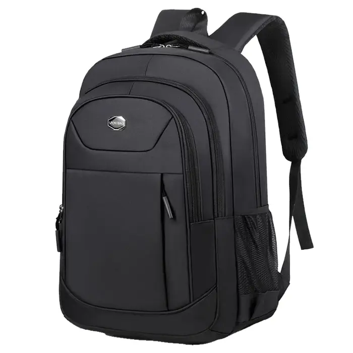 Sac à dos double épaule pour hommes et femmes – Couleur unie – Voyage d'affaires