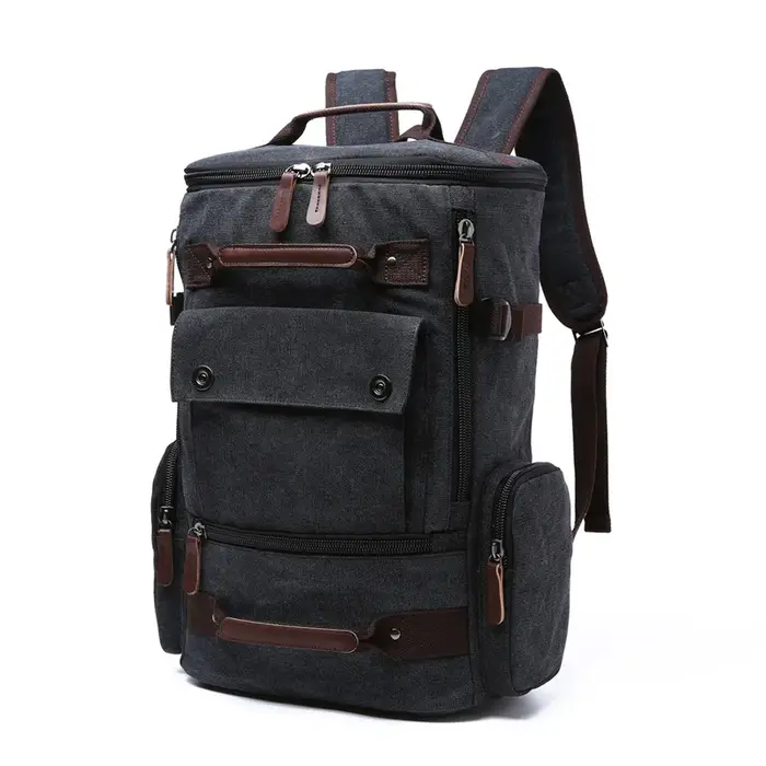 Sac à dos pour hommes sac à dos en toile Vintage sac d'école sacs de voyage pour hommes sac à dos de