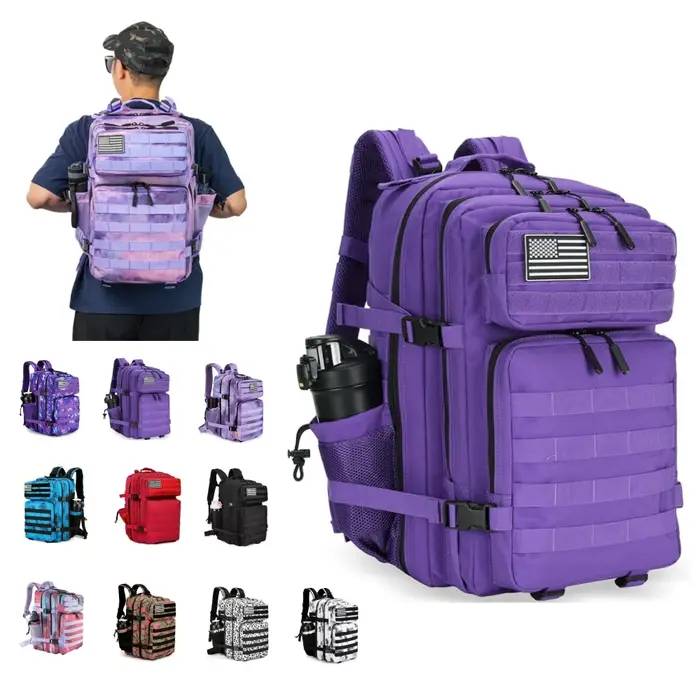 20L 45L tactique 3P sac à dos 3 jours d'assaut sac à dos en plein air étanche escalade sac à dos Camping randonnée chasse Mochila sac