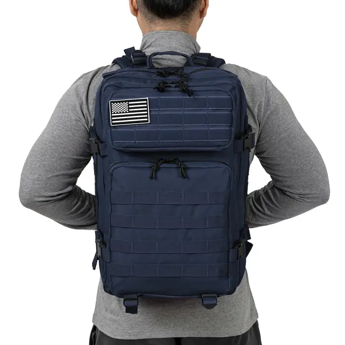 Sacs à dos tactiques d'extérieur 45L grande capacité homme 3 jours