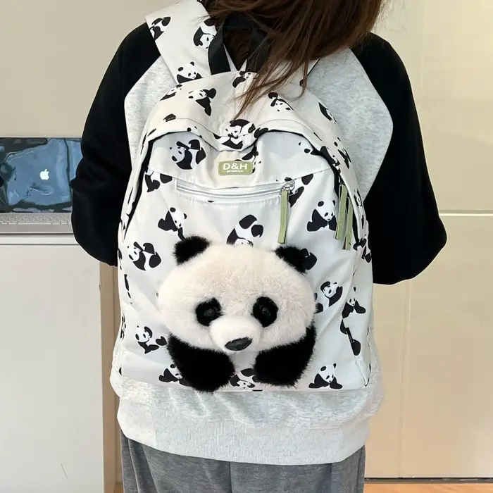 Panda He Hua sac à dos mode dessin animé mignon