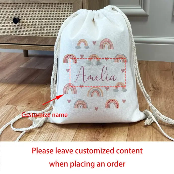 Sac à dos personnalisé avec cordon de serrage