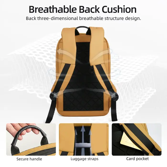 Heroic Knight sac à dos hommes multifonction affaires étanche mince sac à dos pour ordinateur portab