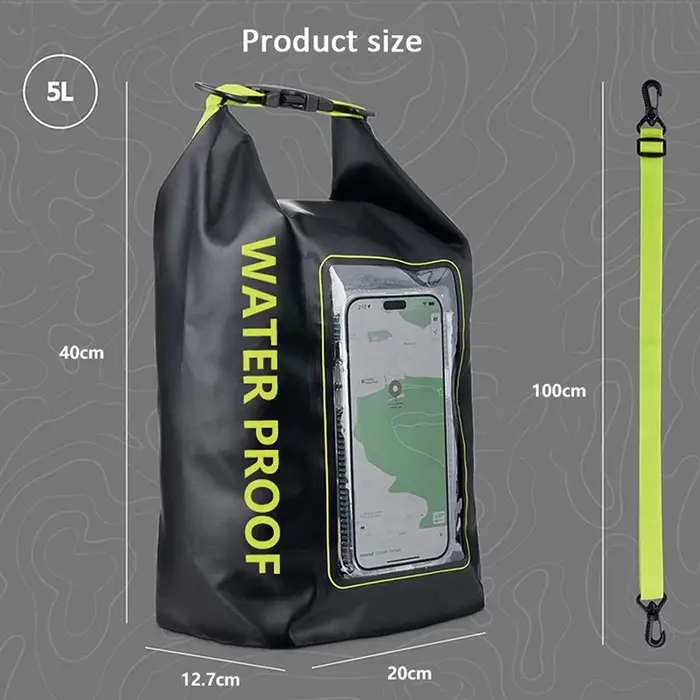 Sac étanche de natation en PVC 2L/5L