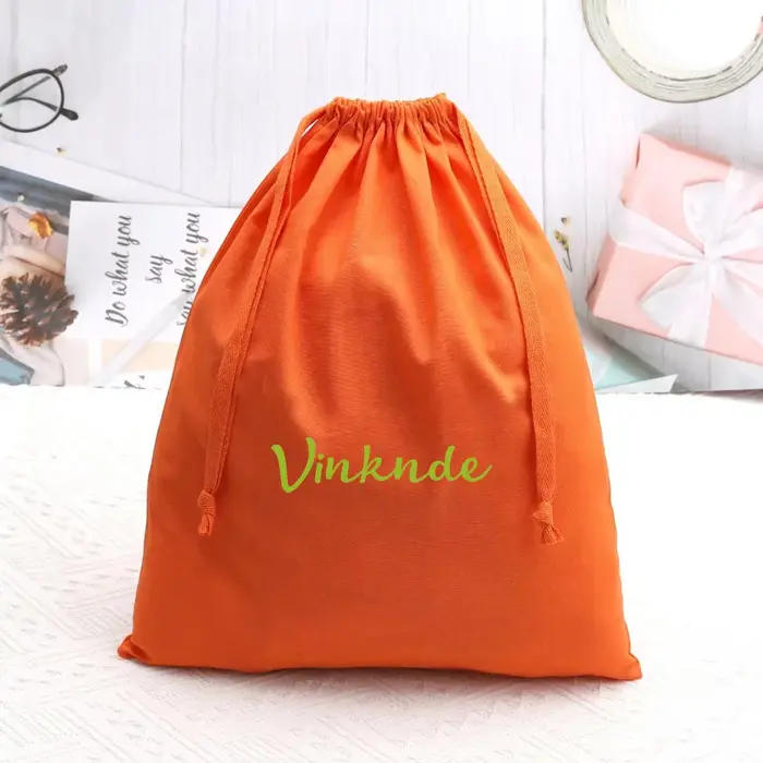 Sac à cordon en coton biologique avec Logo personnalisé
