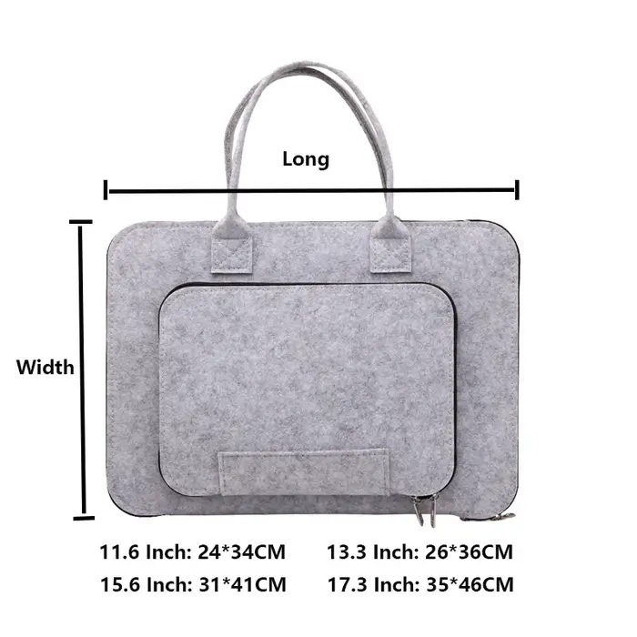Sac en feutre portable pour ordinateur portable