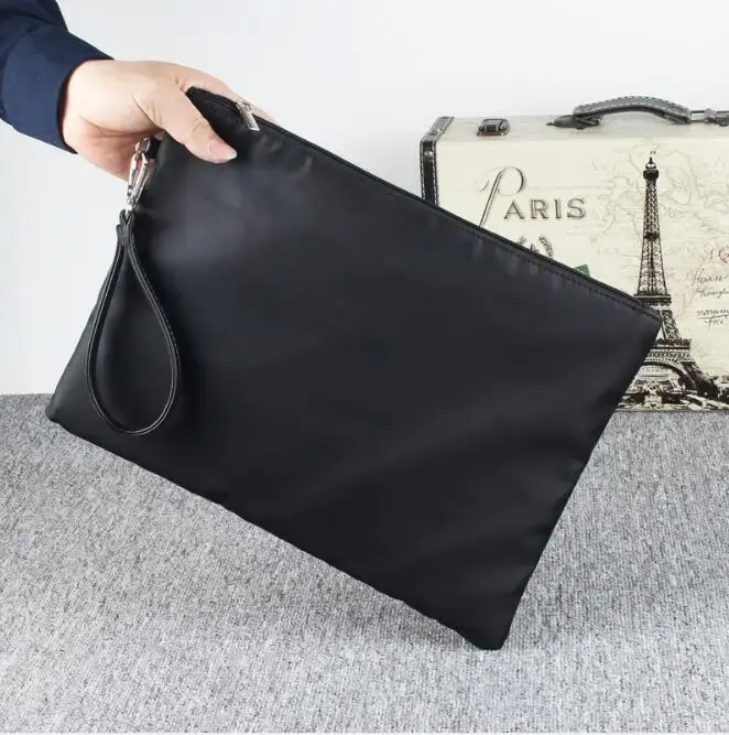 Pochette en nylon Oxford pour hommes, sac à documents décontracté, gril, nouveau