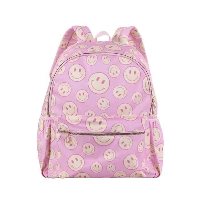 Sac à dos en nylon fleuri pour enfants