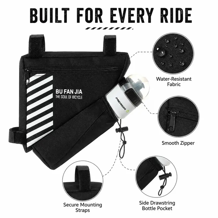 Sac triangulaire pour vélo
