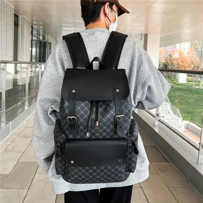 Sac à dos à imprimé floral pour hommes