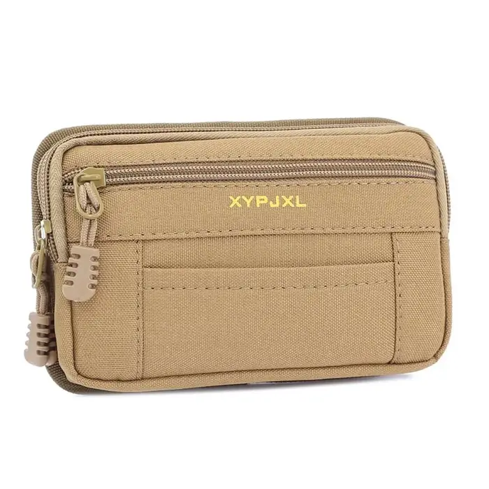 Sac banane homme multi-compartiments avec fermeture éclair