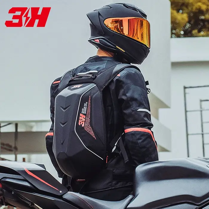 Sac à dos de moto en maille respirante et imperméable