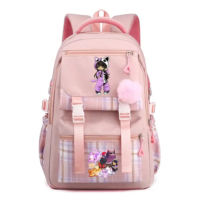 Aphmau imprimer sac à dos mignon dessin animé Sport sac à dos pour garçon fille Kawaii sac à dos ordinateur portable