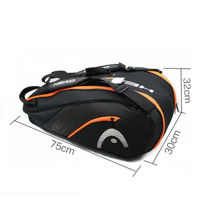 Sac de raquettes de Tennis HEAD 6 pièces sac de sport à coque rigide grande capacité 9