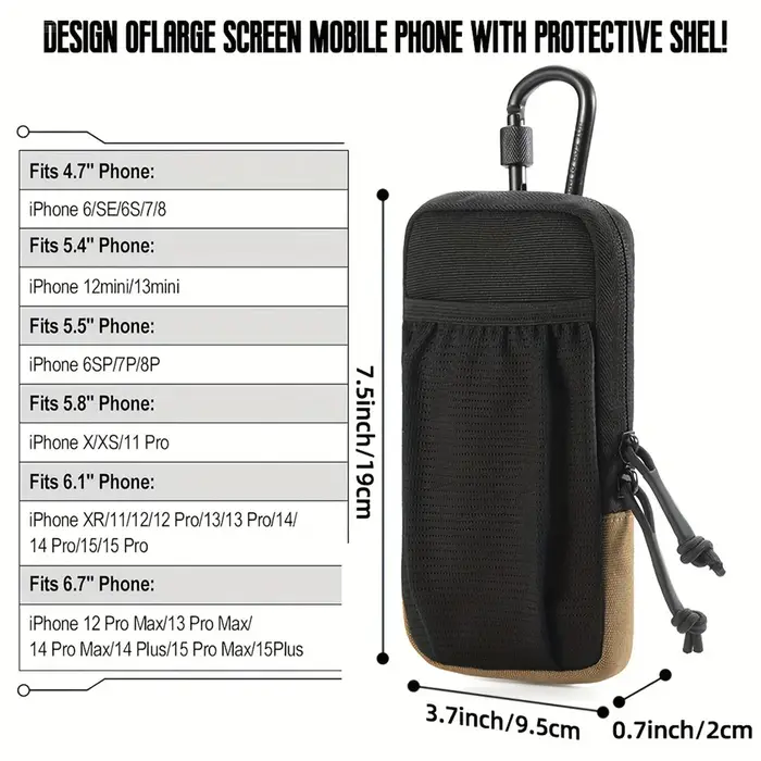 Nouveau sac de taille multifonctionnel pour sports de plein air