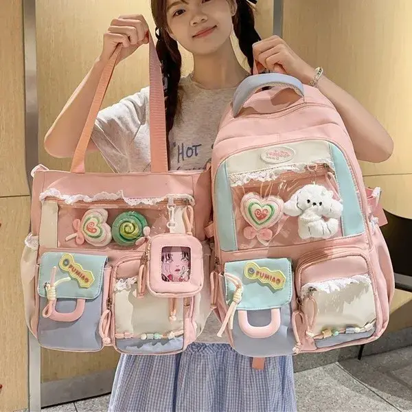 Sac à dos scolaire pour fille, sac à dos pour enfants, adolescents, femmes, sac d'école primaire, sac à livres pour adolescentes