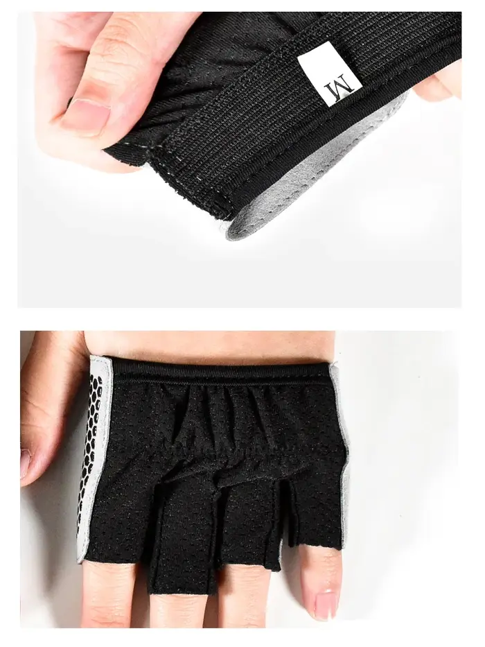 Gants de gymnastique demi-doigt pour hommes et femmes, pour Crossfit, entraînement, musculation, protection des mains