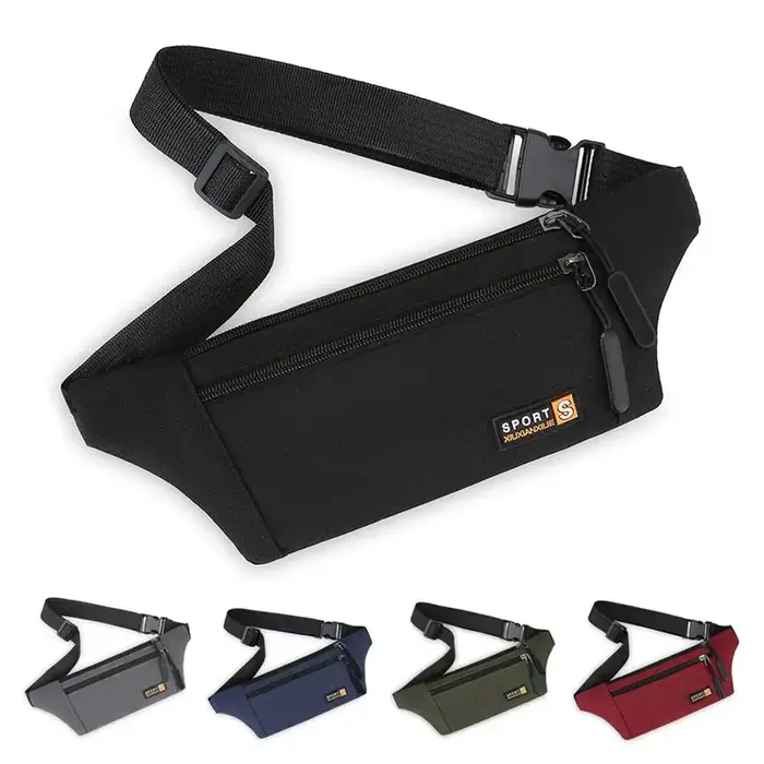 Sac banane multifonction en nylon pour homme et femme