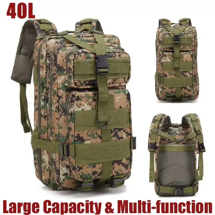 Sacs à dos tactiques 40L pour homme
