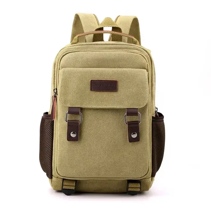 Petit sac à dos pour hommes toile sacs à dos décontractés